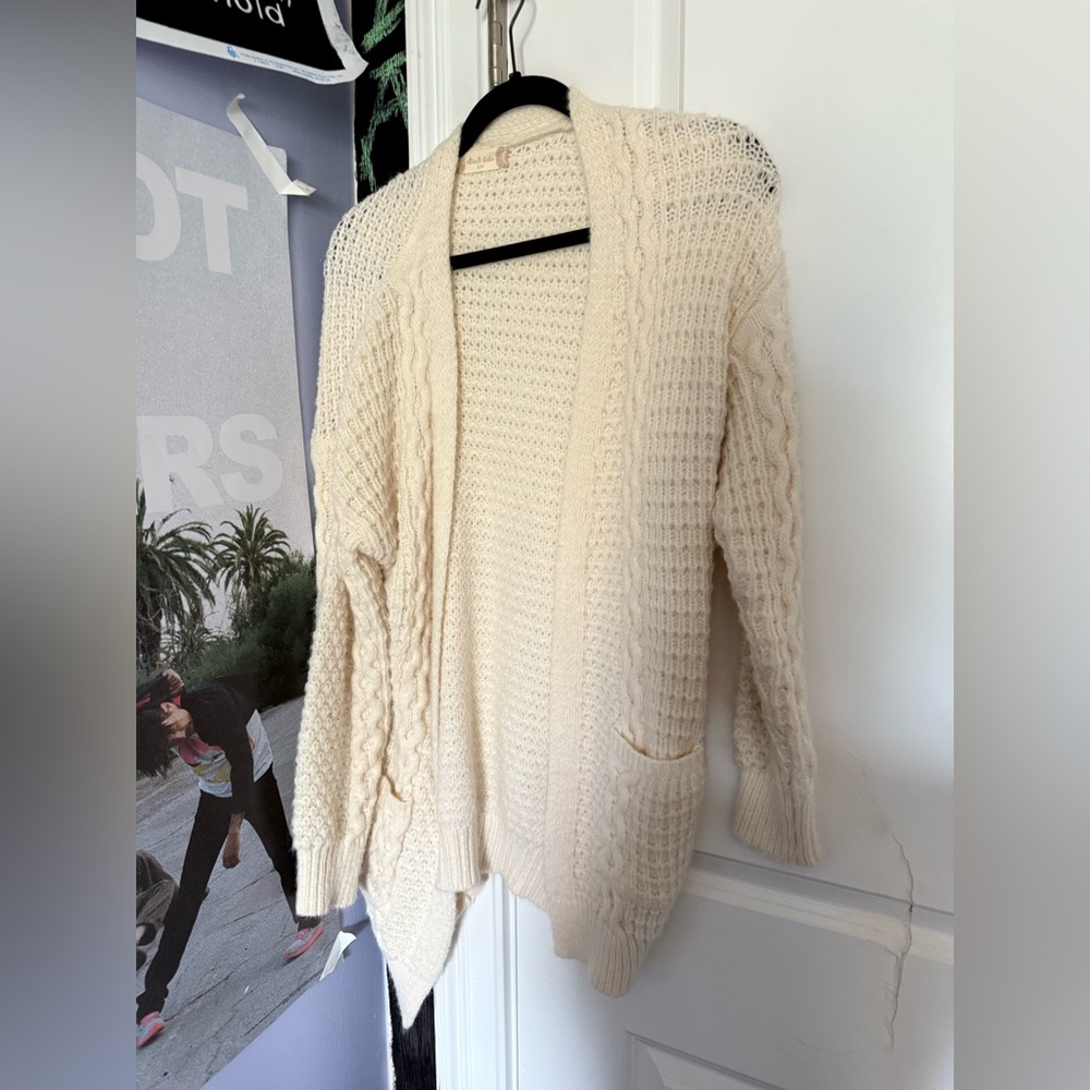 Altar'd State Cream Textured Sweater